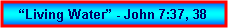 Text Box: �Living Water� - John 7:37, 38